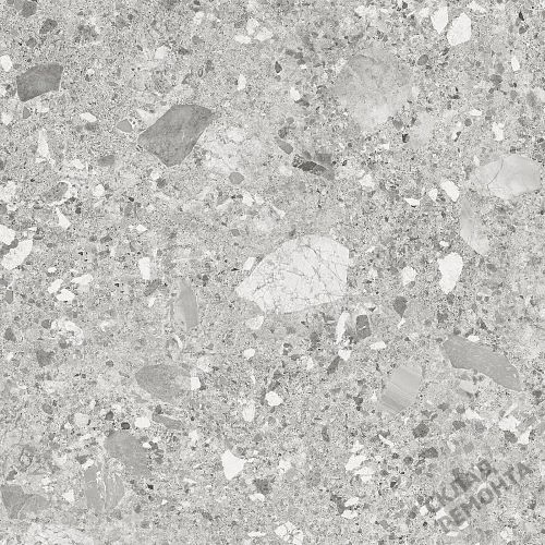 Фото Керамогранит матовый Alma Ceramica Холли GFU6060HOL70R серый 600*600*9 – купить в Челябинске: цена, описание, фото. Интернет-магазин 3
