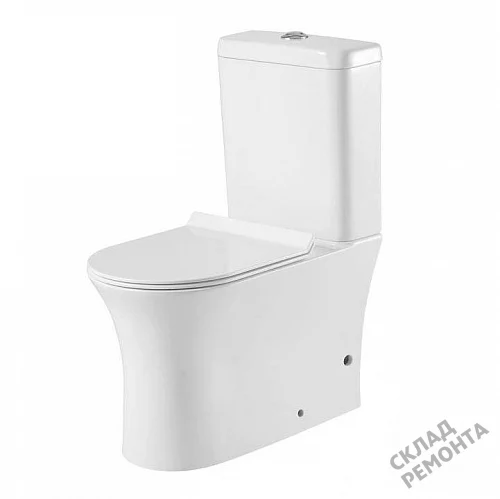 Фото Унитаз напольный Aquanet Roll-C 210764 безободковый купить в Челябинске: цена, описание, фото. Интернет-магазин 7