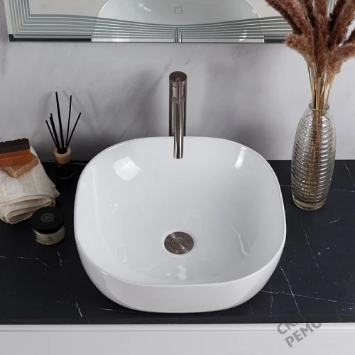Фото Раковина накладная BelBagno BB1301 42.5 см купить в Челябинске: цена, описание, фото. Интернет-магазин 5