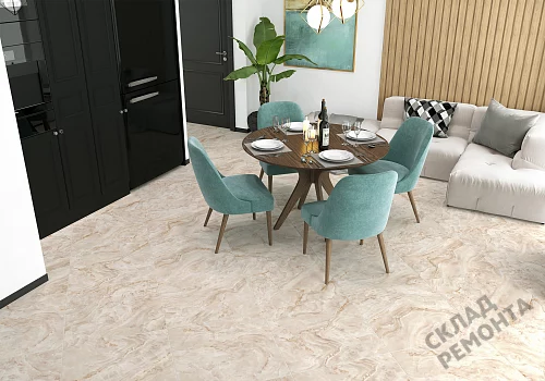 Фото Керамогранит лаппатированный Alma Ceramica Невада GFU04NVD40L бежевый 600*600*9 – купить в Челябинске: цена, описание, фото. Интернет-магазин 2