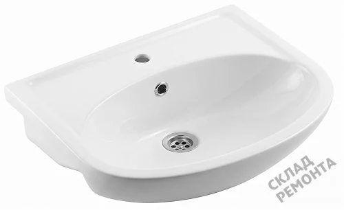 Фото Раковина на тумбу Vimark Уют-60, 61,5 см купить в Челябинске: цена, описание, фото. Интернет-магазин 2