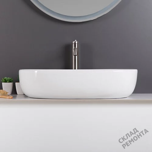 Фото Раковина накладная BelBagno BB1084 60 см купить в Челябинске: цена, описание, фото. Интернет-магазин 3