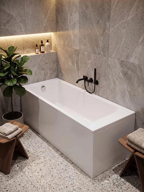 Фото Ванна акриловая Roca Easy ZRU9302904 без гидромассажа 150*70  купить в Челябинске: цена, описание, фото. Интернет-магазин 1