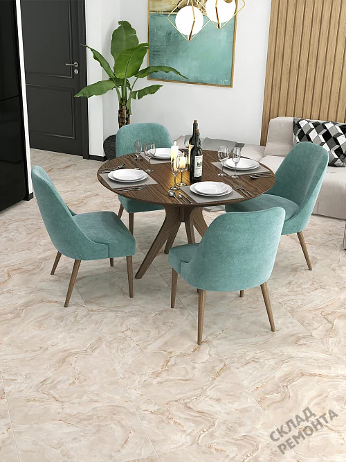 Фото Керамогранит лаппатированный Alma Ceramica Невада GFU04NVD40L бежевый 600*600*9 – купить в Челябинске: цена, описание, фото. Интернет-магазин 1