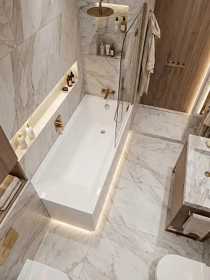 Ванна акриловая Aquanet Bright 180*70 
