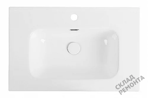 Фото Раковина на тумбу Aquanet Flat 70 (284027), 71 см купить в Челябинске: цена, описание, фото. Интернет-магазин 1