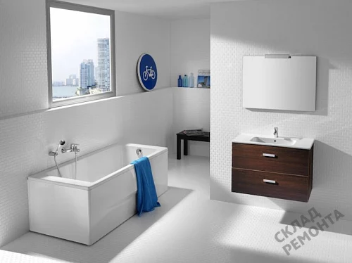 Фото Ванна акриловая Roca Easy ZRU9302904 без гидромассажа 150*70  купить в Челябинске: цена, описание, фото. Интернет-магазин 2