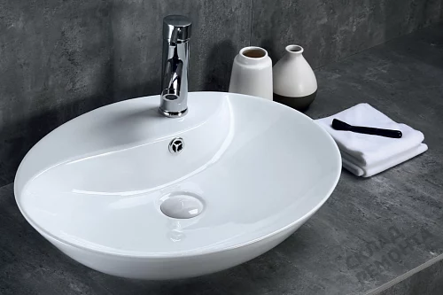Фото Раковина накладная BelBagno BB1370 55.5 см купить в Челябинске: цена, описание, фото. Интернет-магазин 4