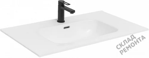 Фото Раковина на тумбу Aquanet Flat 100 (254365), 101 см купить в Челябинске: цена, описание, фото. Интернет-магазин 1