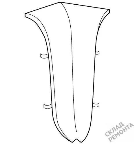 Фото Угол внутренний Line Plast – купить в Челябинске: цена, описание, фото. Интернет-магазин 1