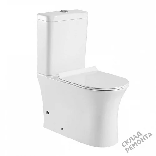 Фото Унитаз напольный Aquanet Roll-C 210764 безободковый купить в Челябинске: цена, описание, фото. Интернет-магазин 6