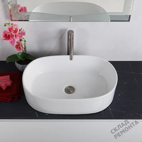 Фото Раковина накладная BelBagno BB1048 55 см купить в Челябинске: цена, описание, фото. Интернет-магазин 3
