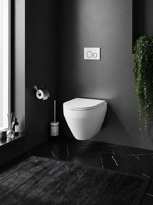 Фото Унитаз подвесной Am.Pm Spirit V2.0 C701700WH безободковый купить в Челябинске: цена, описание, фото. Интернет-магазин 1