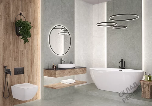 Фото Керамогранит матовый Alma Ceramica Шарп GFU60120SHP70R серый 1200*600*8,5 – купить в Челябинске: цена, описание, фото. Интернет-магазин 3