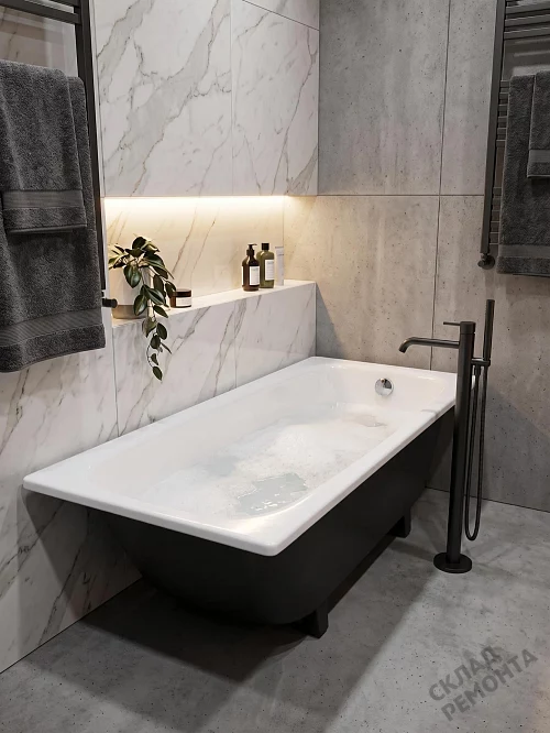 Фото Ванна чугунная Универсал Каприз 120*70  купить в Челябинске: цена, описание, фото. Интернет-магазин 1