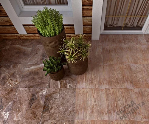 Фото Керамогранит матовый ProGRES Лава 739563 коричневый 450*450*8 – купить в Челябинске: цена, описание, фото. Интернет-магазин 4